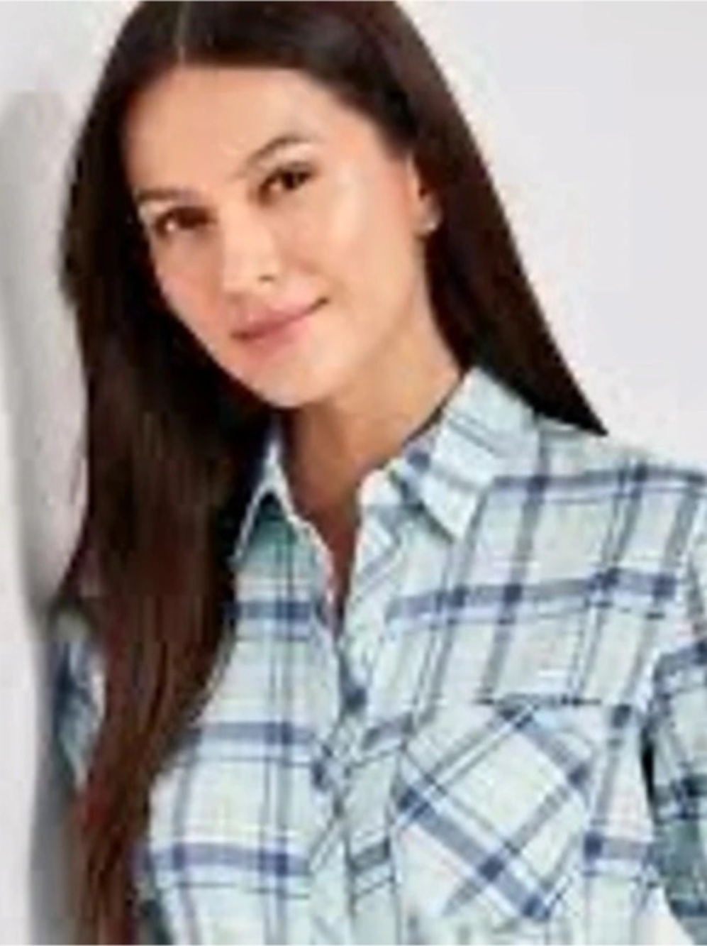 Vineyard Vines Plaid Button Down Shirt in Blue & Gray